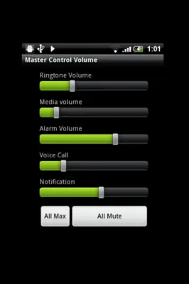 Master Control Volume android App screenshot 1